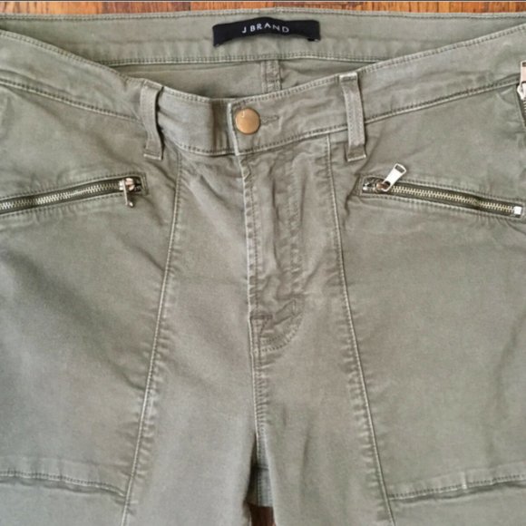 J Brand Utility Zip Moto Army Skinny Ankle Pant - Picture 4 of 13